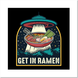 Ramen Abduction Posters and Art